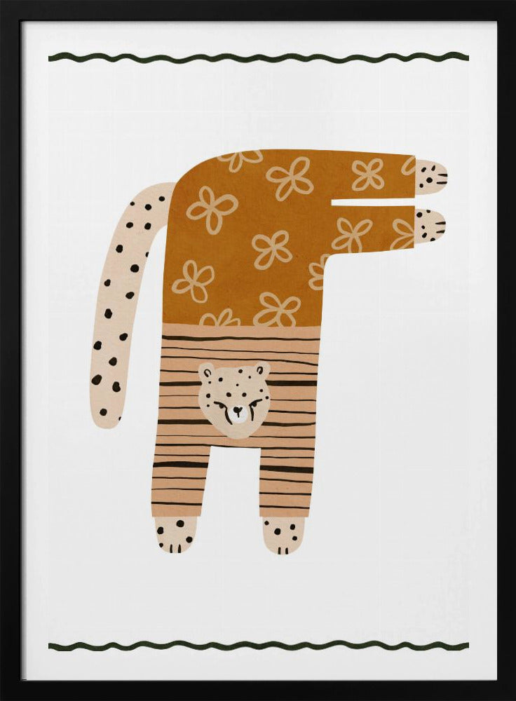Speelse Cheetah | Poster