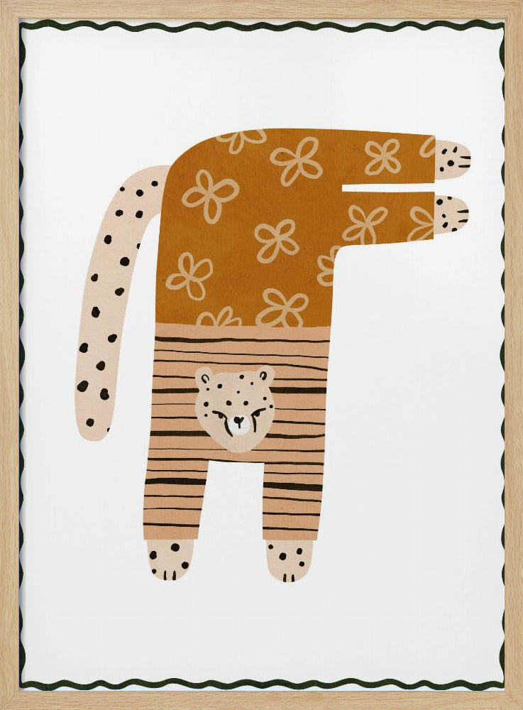 Speelse Cheetah | Poster