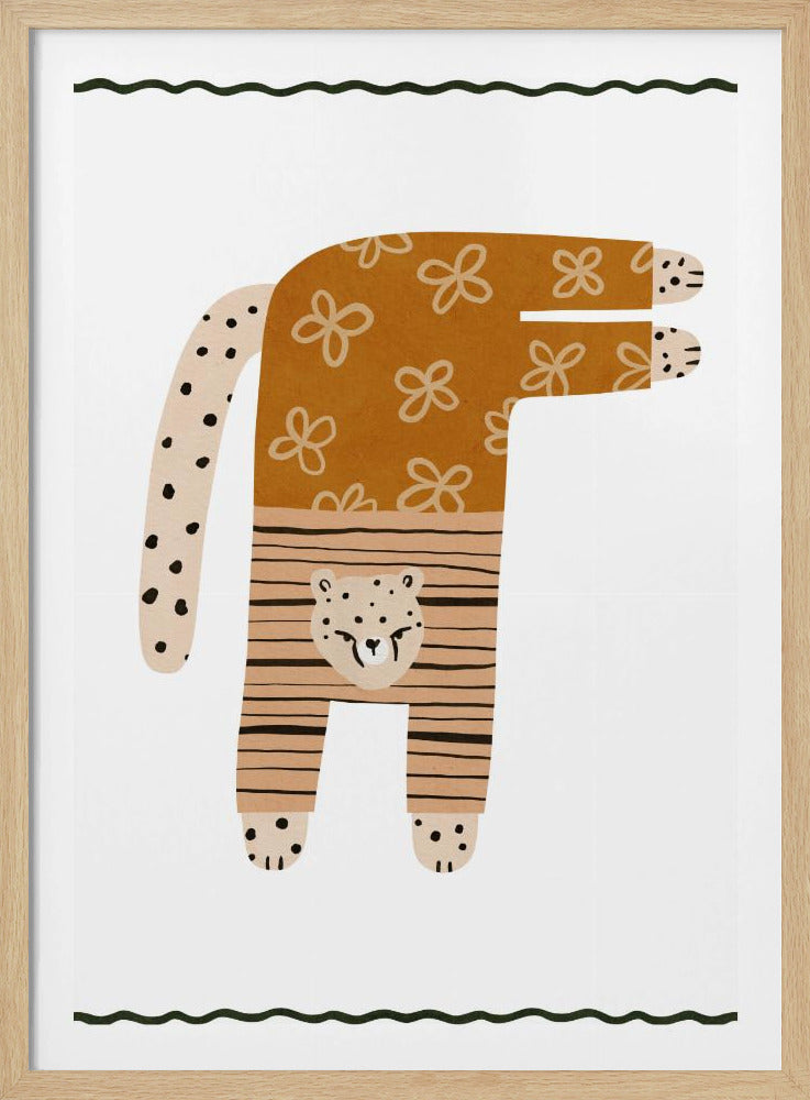Speelse Cheetah | Poster