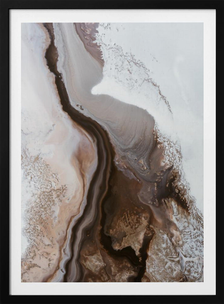 Sophisticated Browns - Aardse Stromingen 3 | Poster