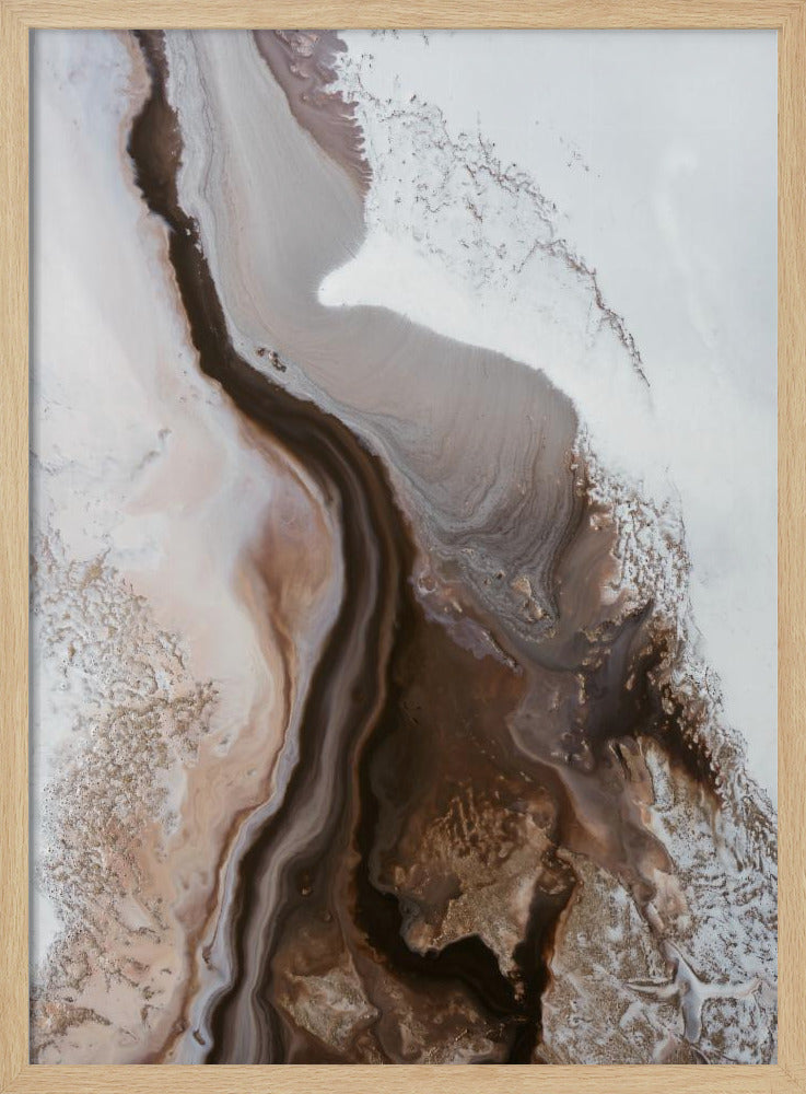 Sophisticated Browns - Aardse Stromingen 3 | Poster