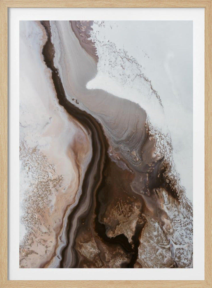 Sophisticated Browns - Aardse Stromingen 3 | Poster