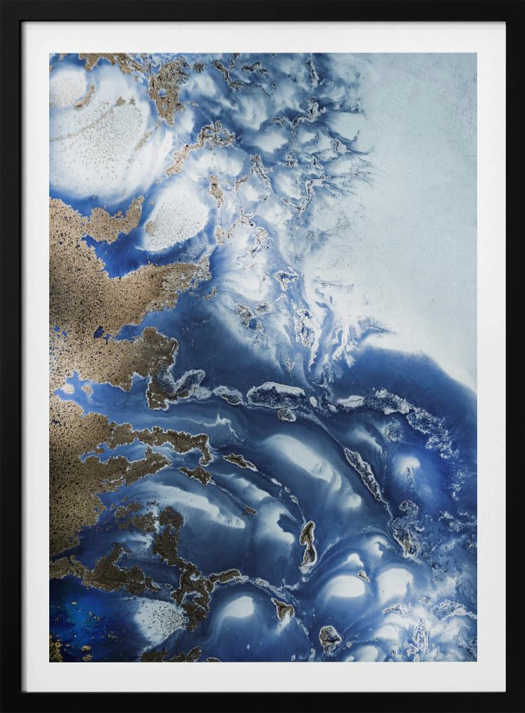 Peaceful - Ocean Wave Waltz - Oceanic textures | Poster