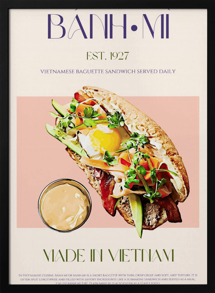 Vietnamees stokbrood | Poster