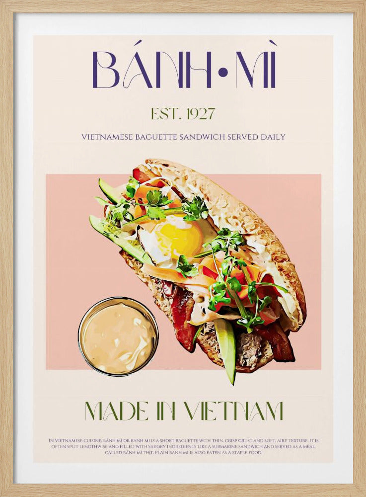 Vietnamees stokbrood | Poster