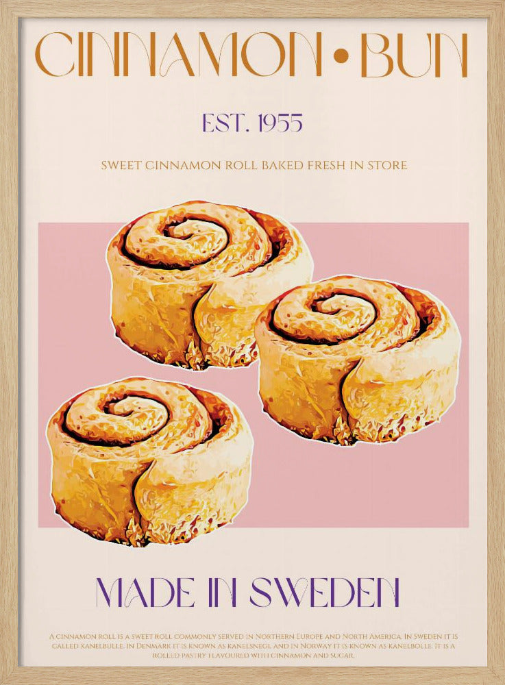 Zoete Zweedse lekkernij | Poster