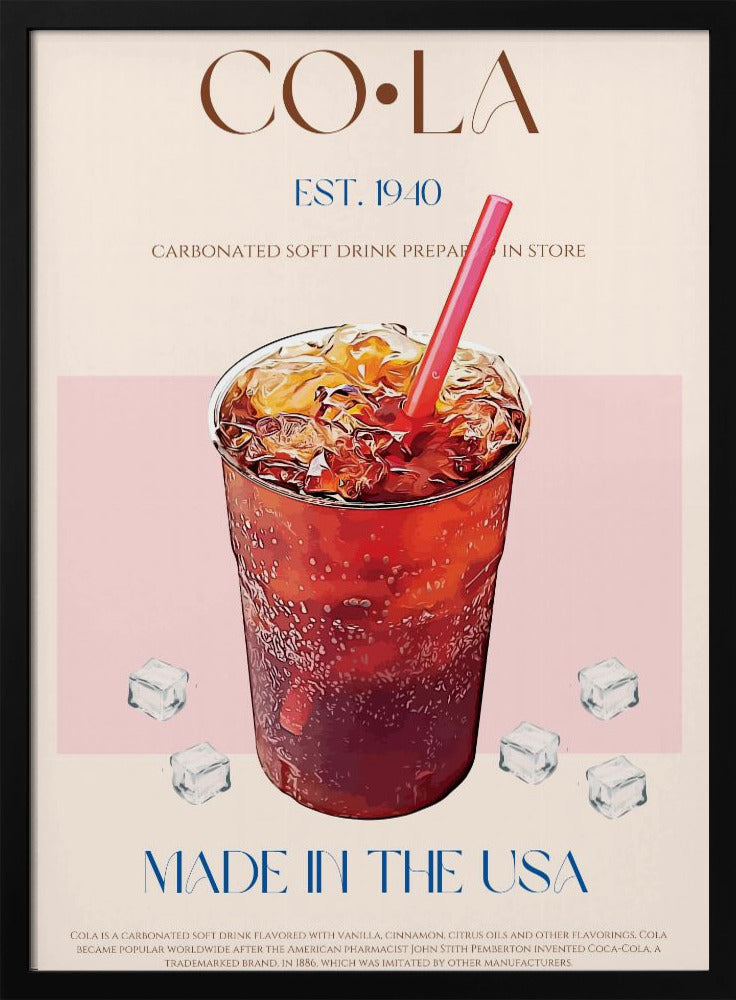Gekoelde Cola Delight | Poster