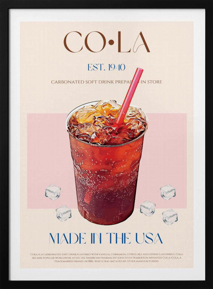 Gekoelde Cola Delight | Poster