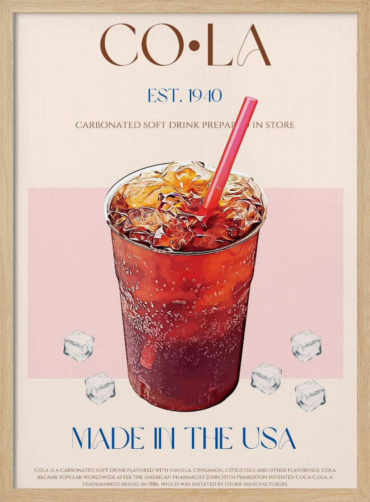 Gekoelde Cola Delight | Poster