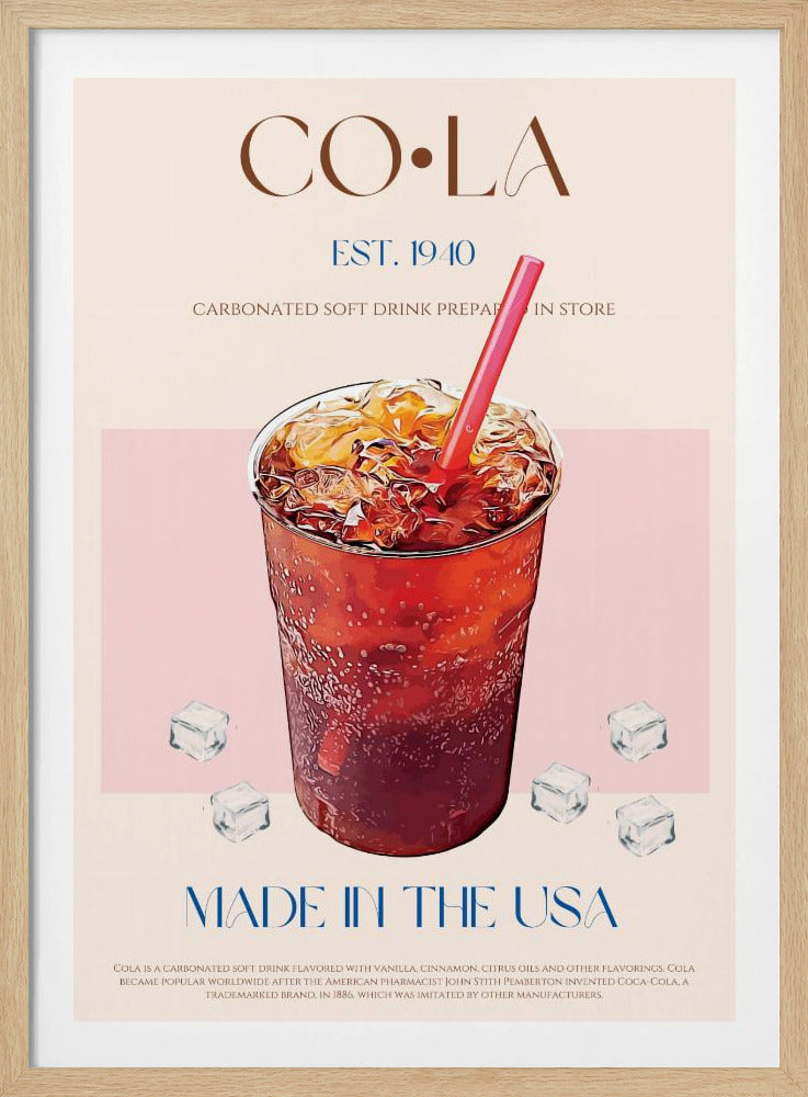 Gekoelde Cola Delight | Poster