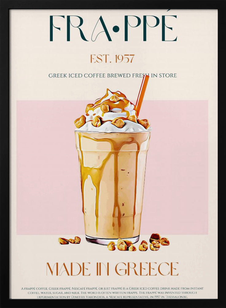 Griekse Frappe Delight | Poster