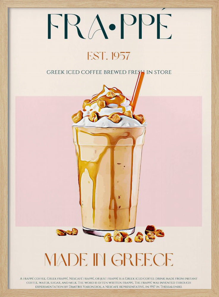 Griekse Frappe Delight | Poster