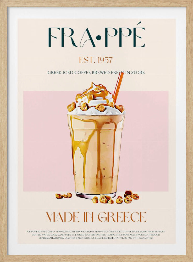 Griekse Frappe Delight | Poster