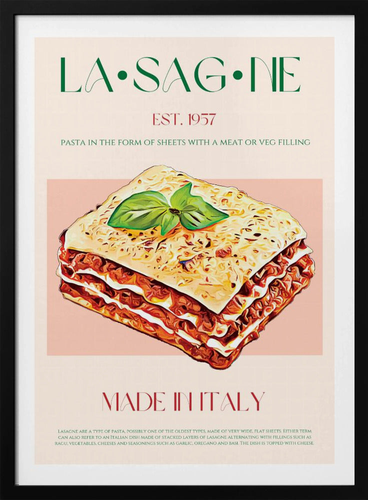 Lagen lasagne | Poster