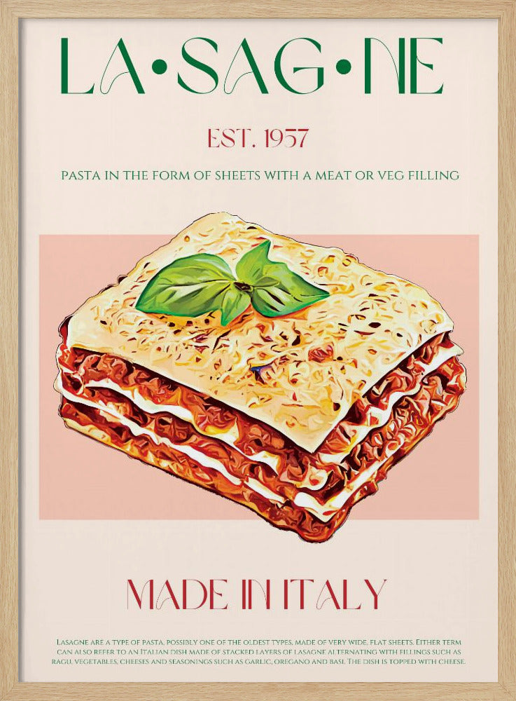 Lagen lasagne | Poster