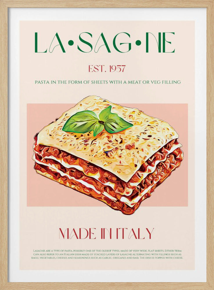 Lagen lasagne | Poster
