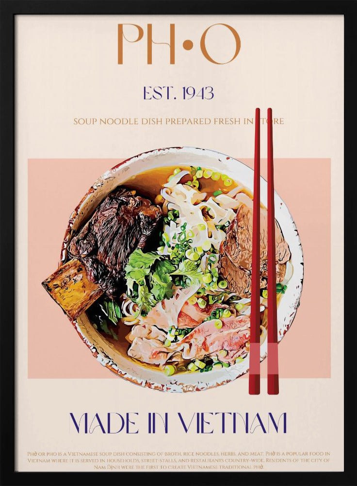Vietnamese noedels | Poster