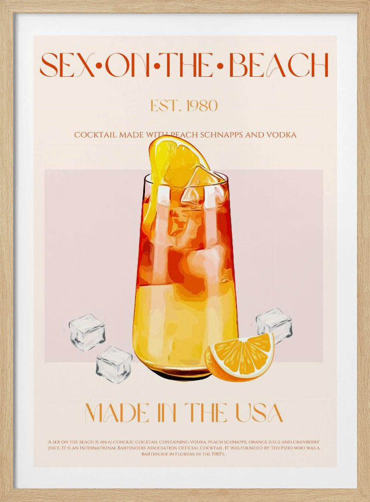 Tropische zonsondergang | Poster
