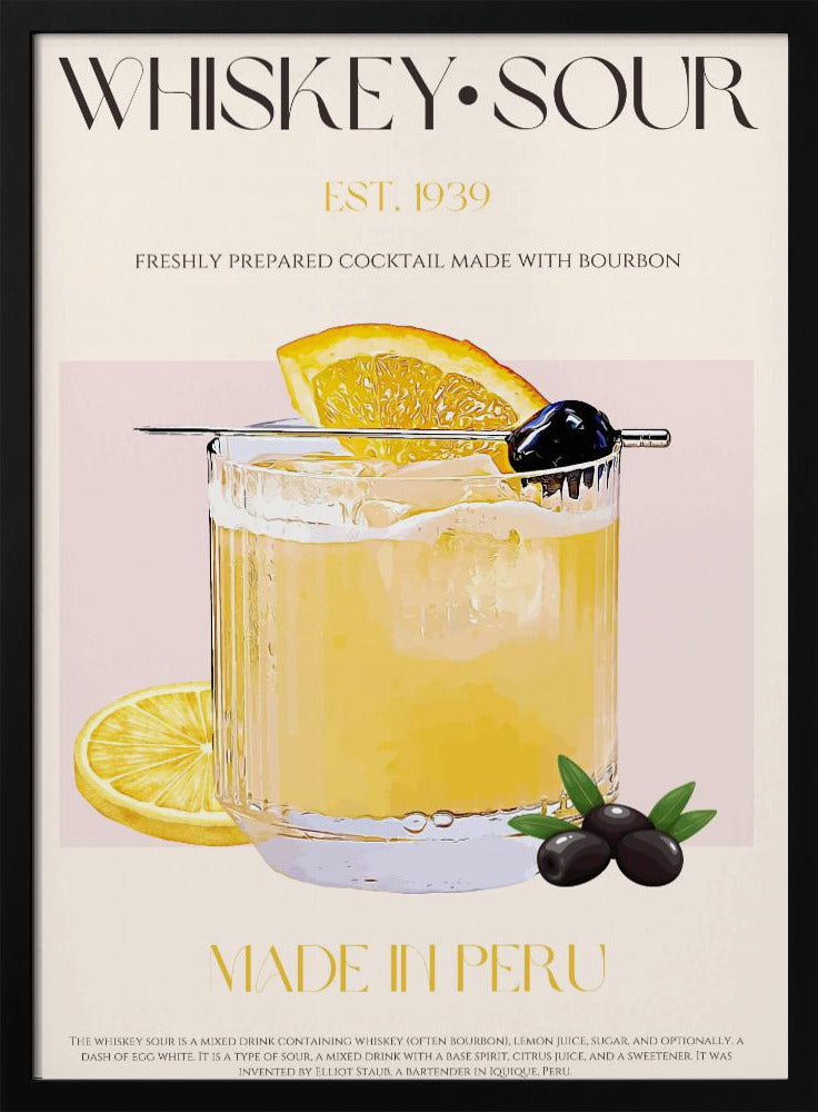 Peruaanse Whiskey Bliss | Poster