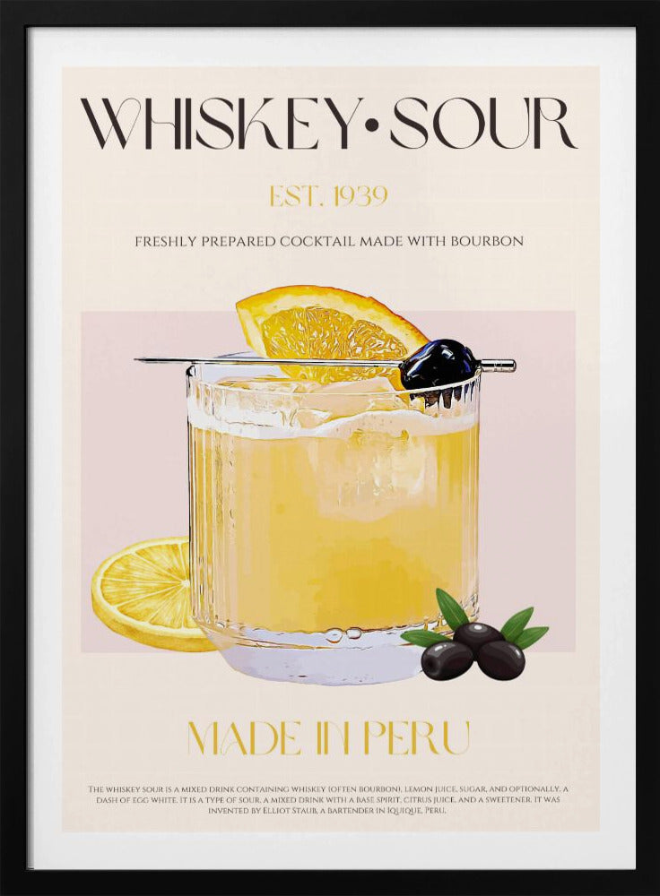 Peruaanse Whiskey Bliss | Poster