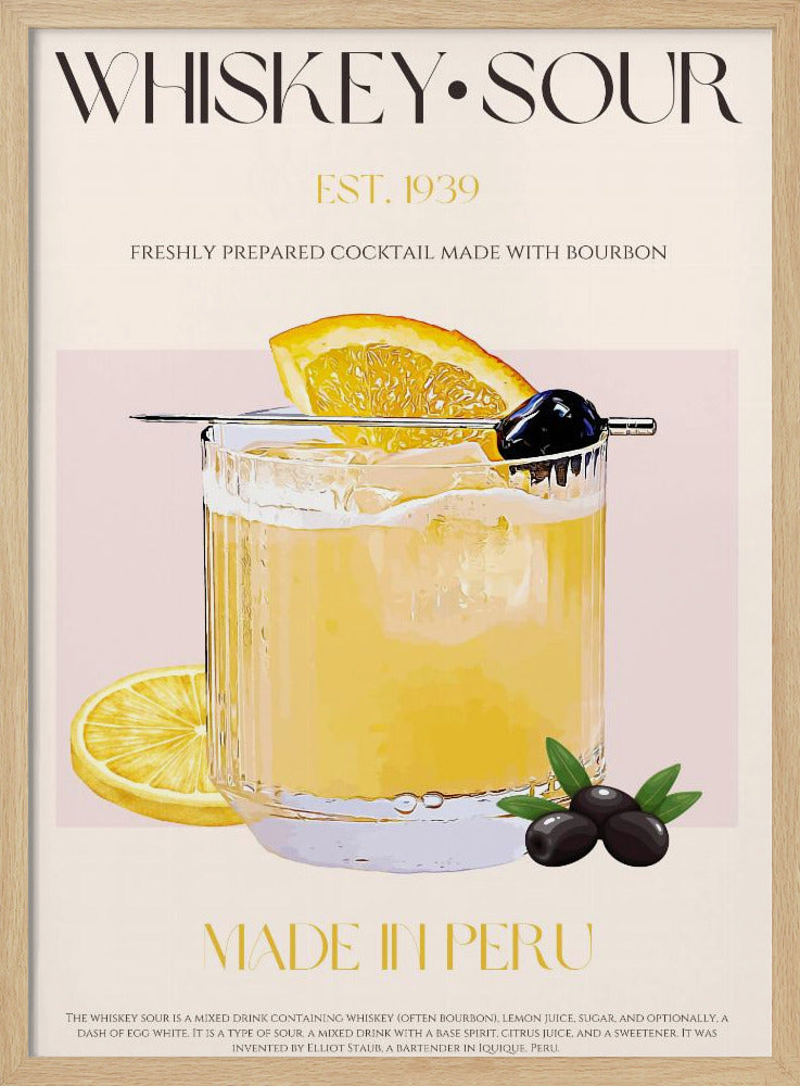 Peruaanse Whiskey Bliss | Poster