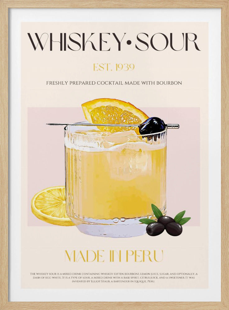 Peruaanse Whiskey Bliss | Poster