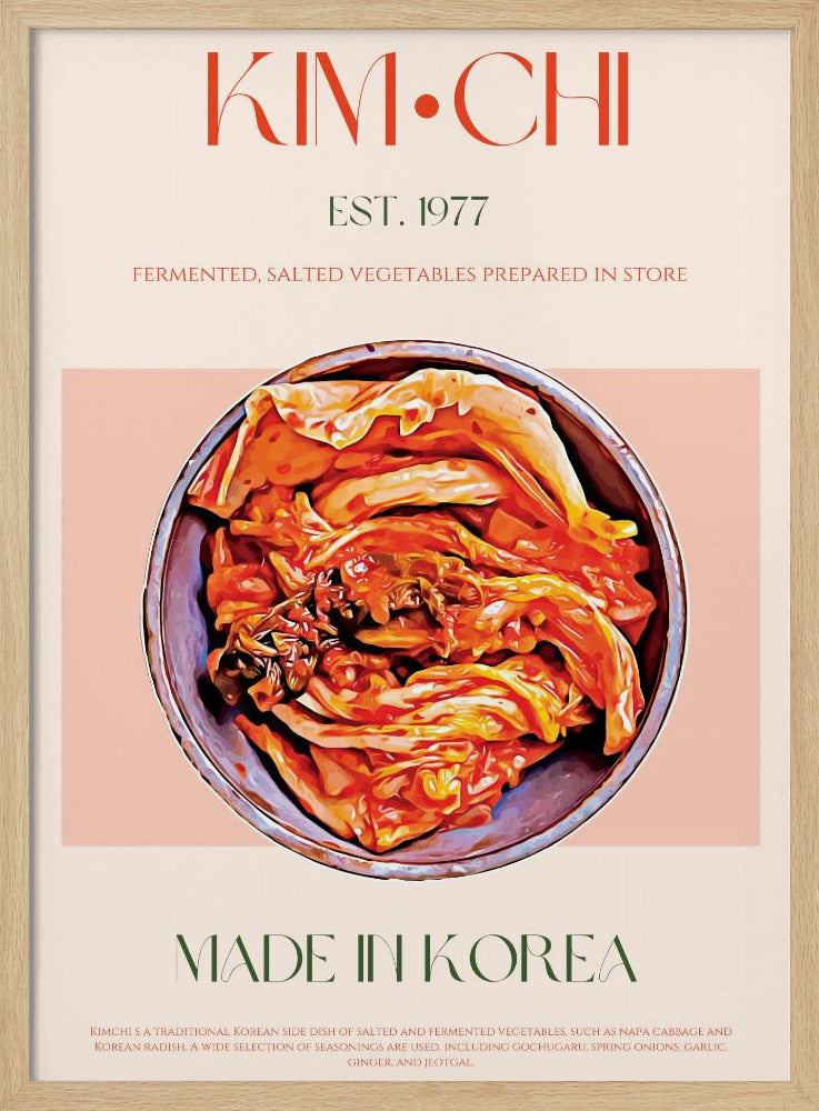 Koreaanse Kimchi Delight | Poster