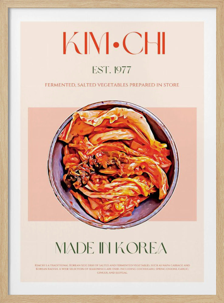 Koreaanse Kimchi Delight | Poster