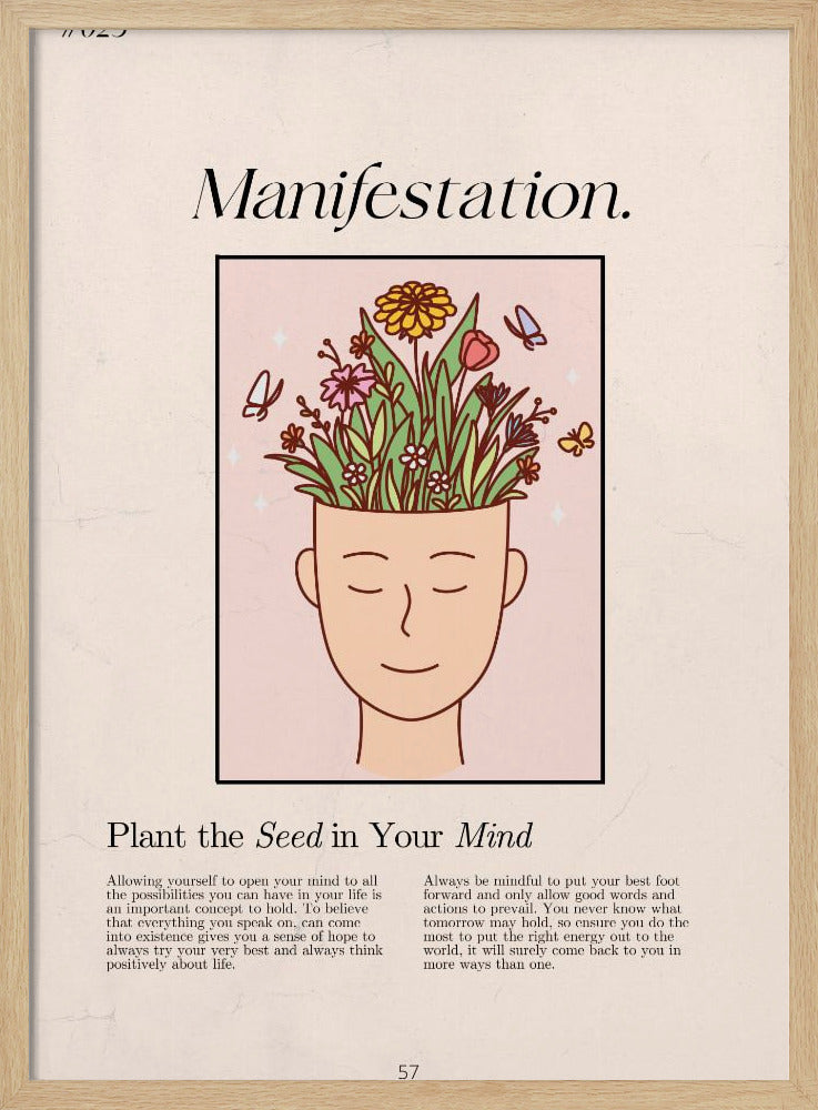 Manifestatie met een serene figuur | Poster