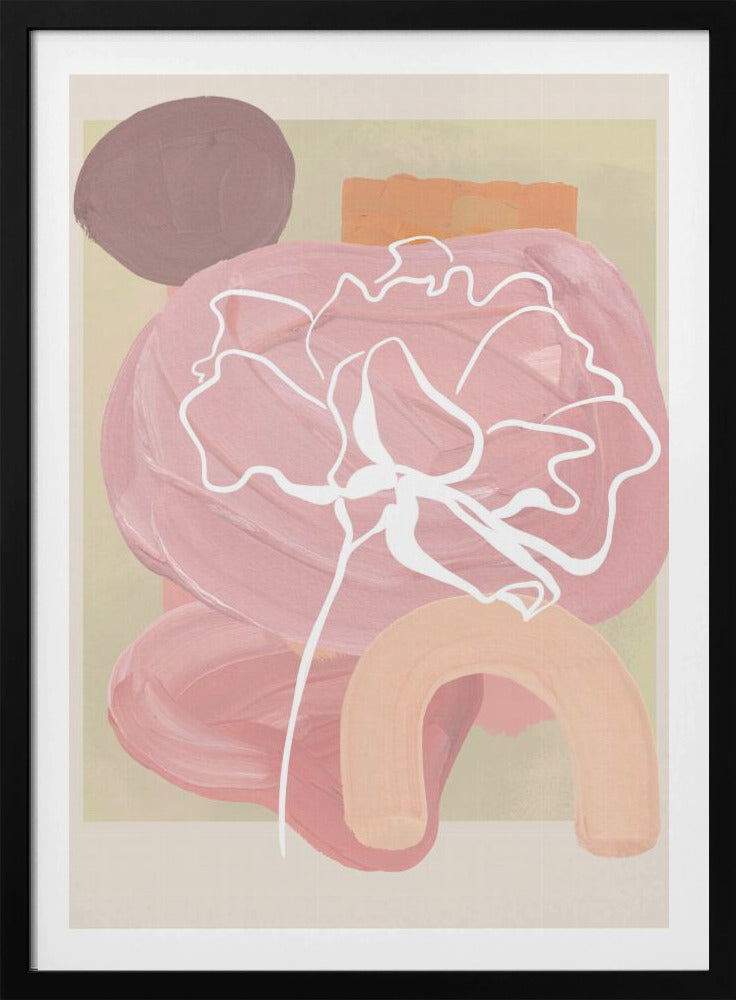 Abstracte bloesems | Poster