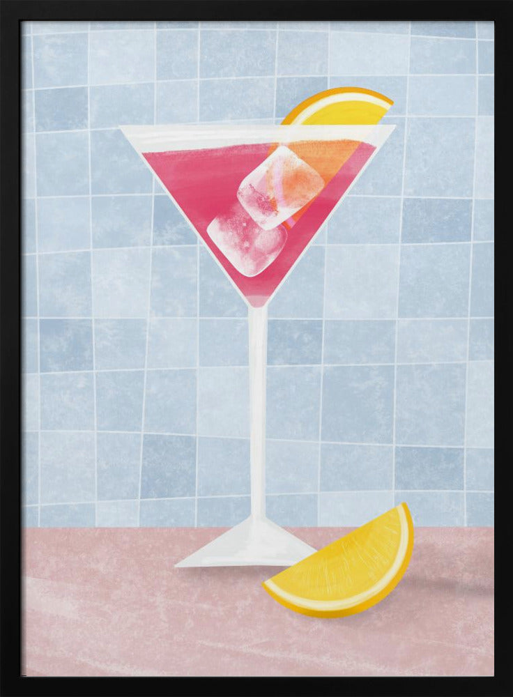 Roze cocktail | Poster