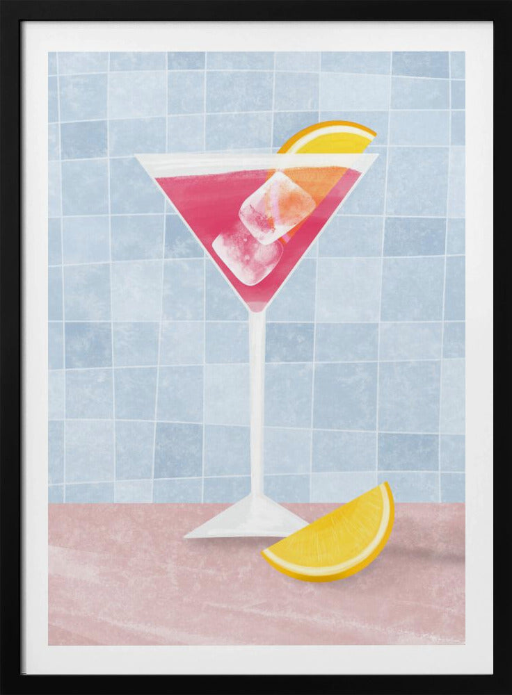 Roze cocktail | Poster