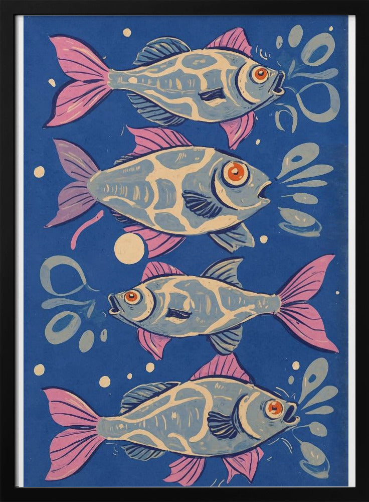 Levendige Aquatische Dans | Poster