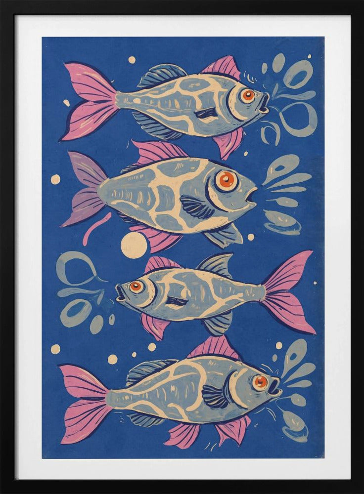 Levendige Aquatische Dans | Poster