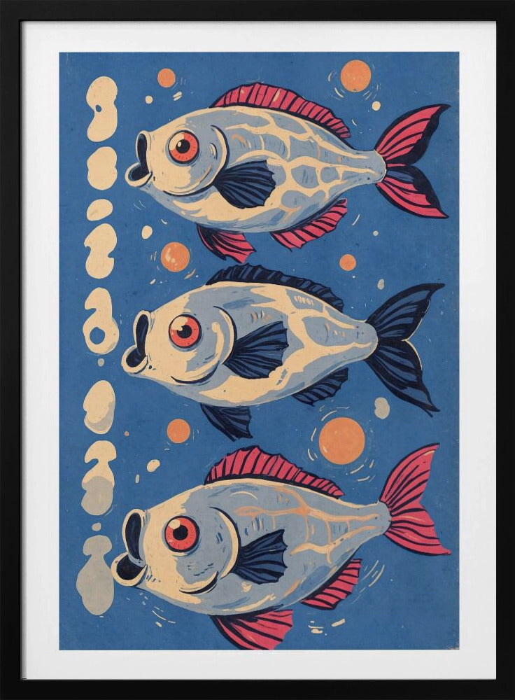 Kosmische Koi Dans | Poster