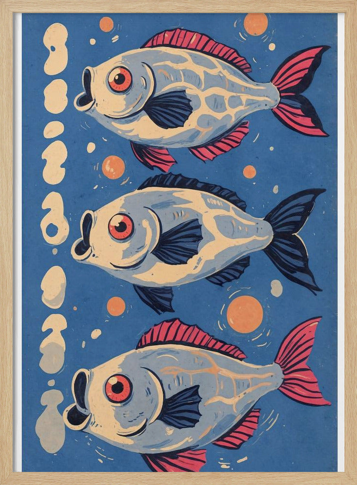Kosmische Koi Dans | Poster