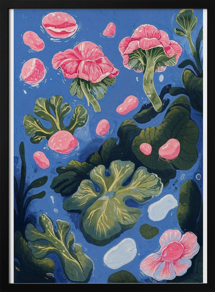 Drijvende bloesems | Poster