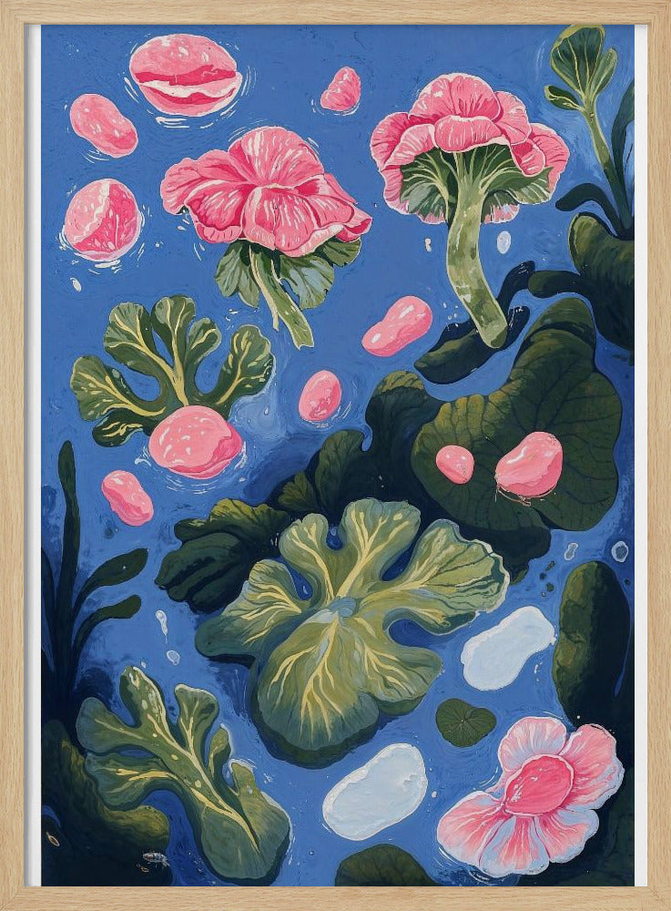 Drijvende bloesems | Poster
