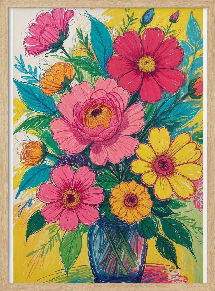 Bloeiende Bloemen | Poster