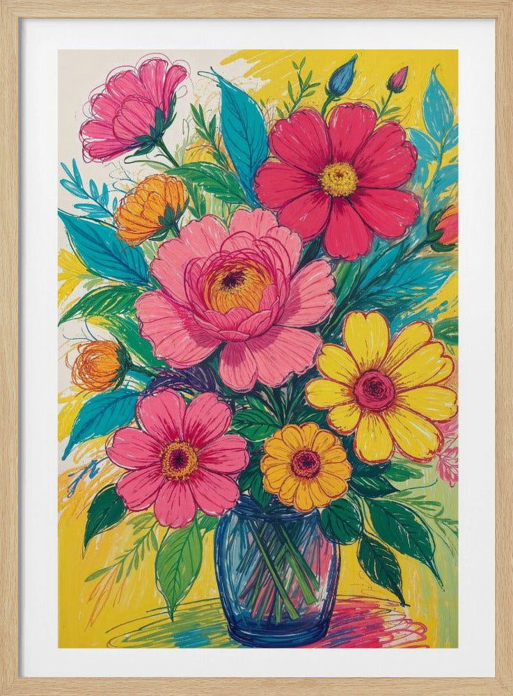 Bloeiende Bloemen | Poster