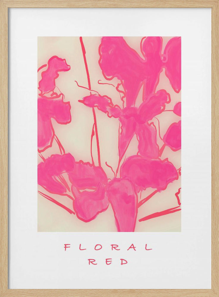 Bloemenrood | Poster