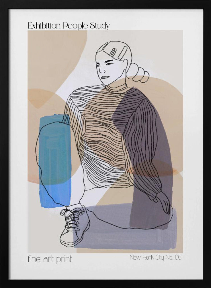 Abstracte elegantie | Poster