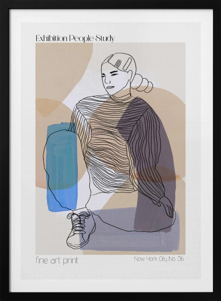 Abstracte elegantie | Poster