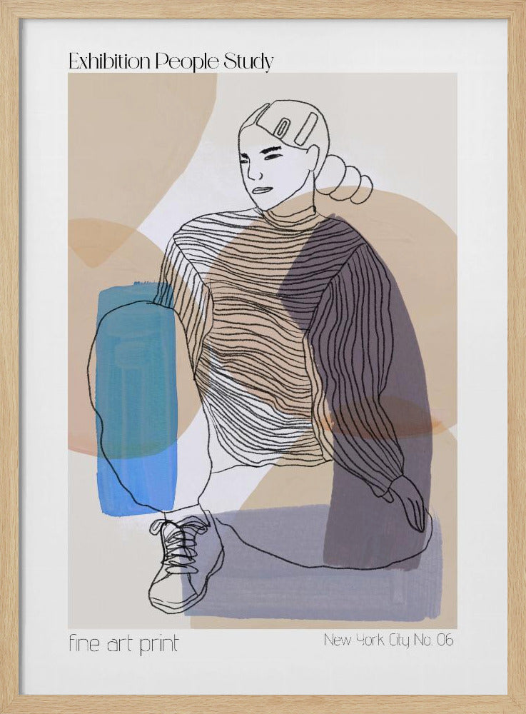 Abstracte elegantie | Poster
