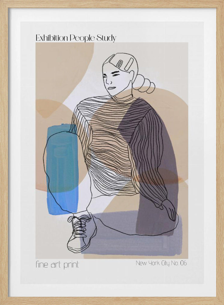 Abstracte elegantie | Poster