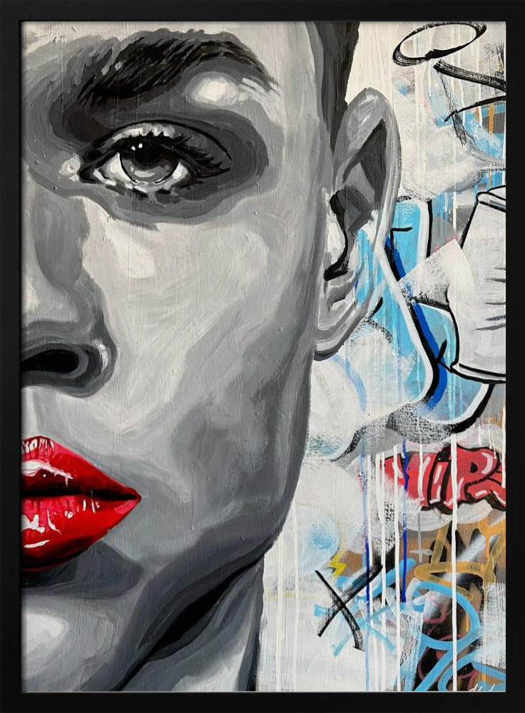 Levendige graffiti-blik | Poster