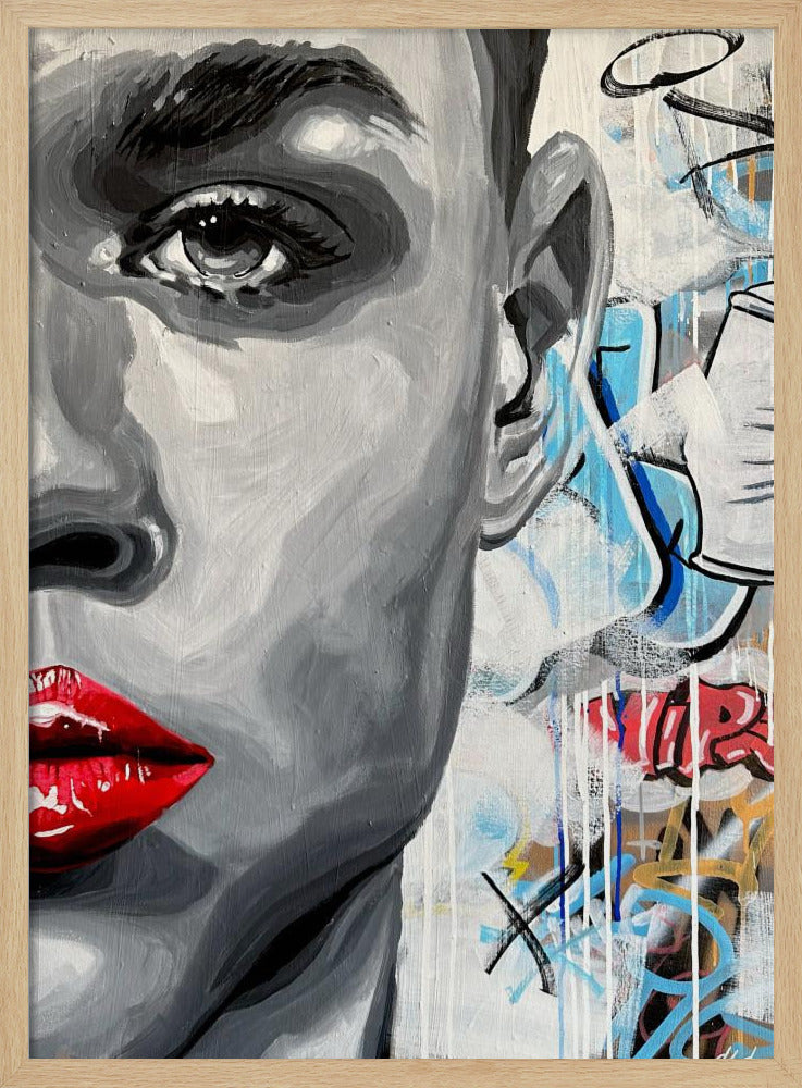 Levendige graffiti-blik | Poster