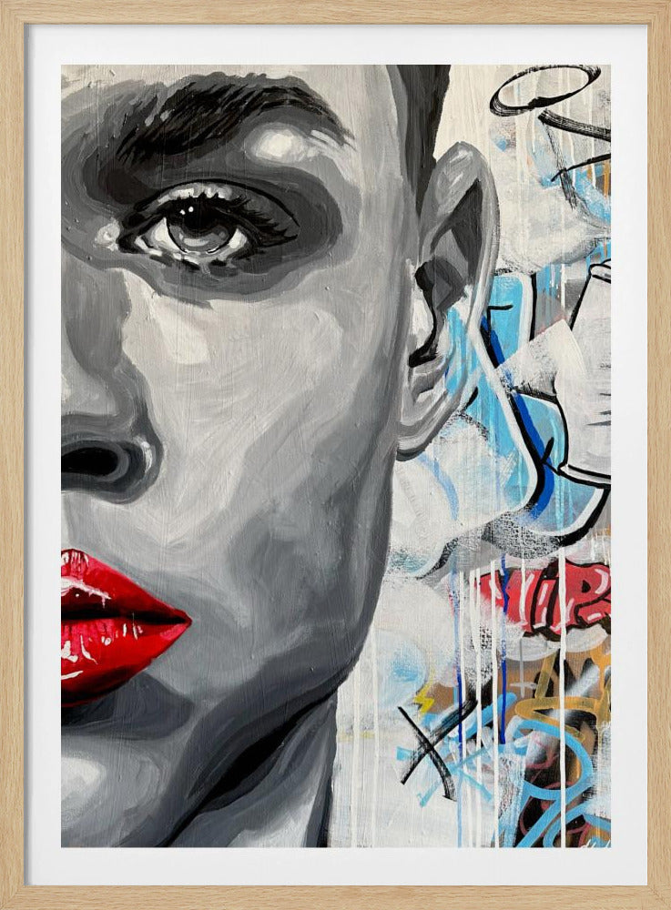 Levendige graffiti-blik | Poster