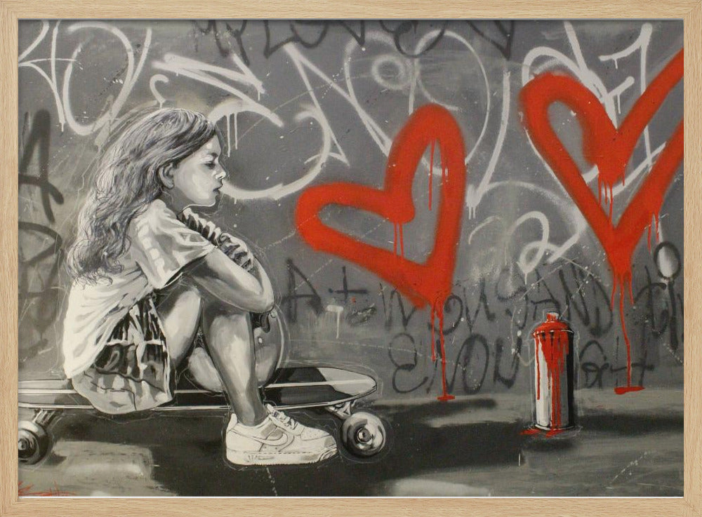 Skater's Dreamscape - Jij bent genoeg | Poster