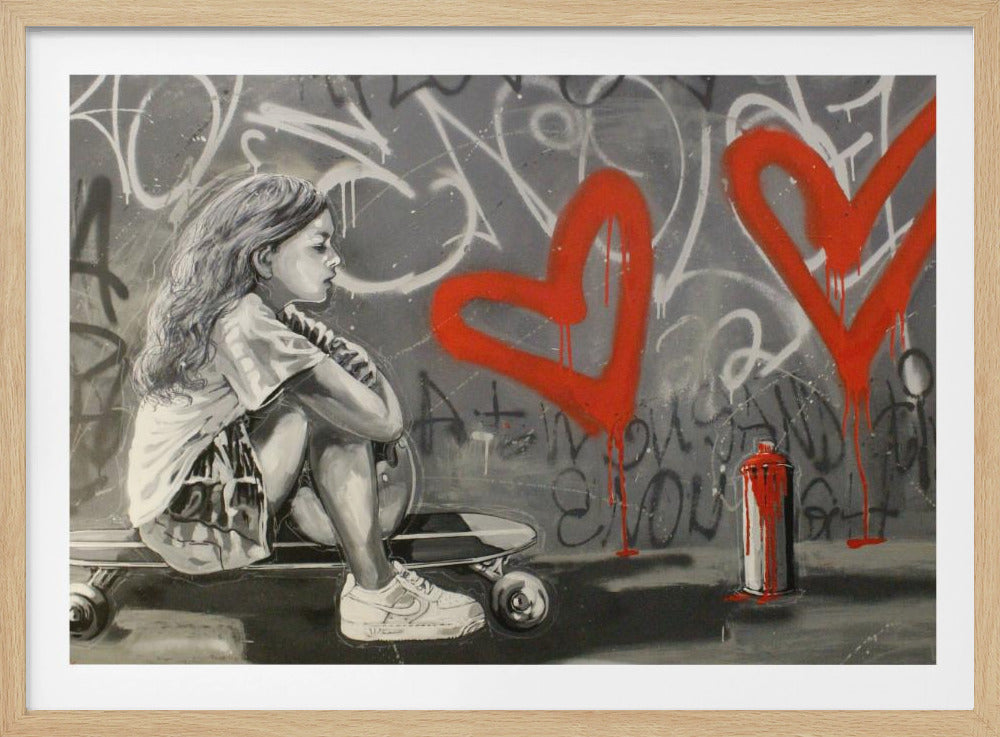 Skater's Dreamscape - Jij bent genoeg | Poster